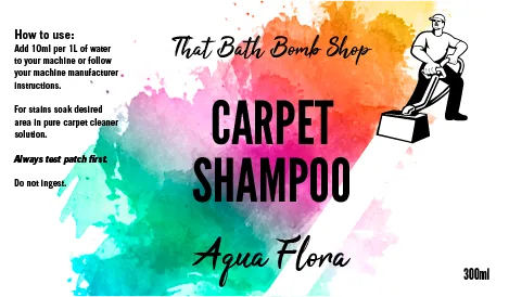 Aqua Flora Carpet Shampoo Cleaner